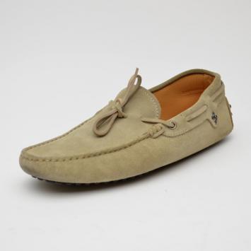 Pre Owned Tod's For Ferrari Gommino Driving Shoes In Suede Size 40