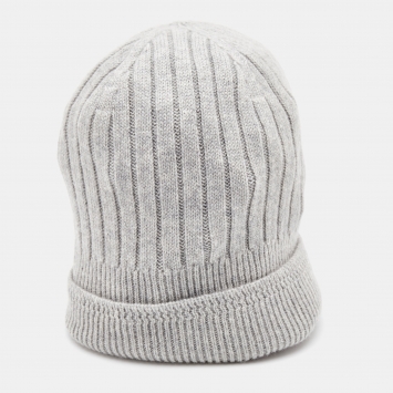Pre Owned Tom Ford Heather Grey Cashmere Beanie M