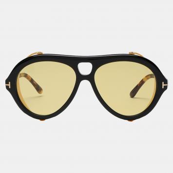Pre Owned Tom Ford Yellow Sunglasses 60