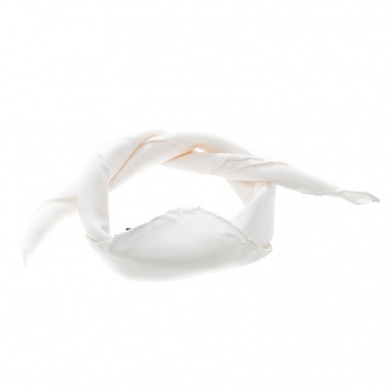 Pre Owned Tom Ford Off White Silk Pocket Square