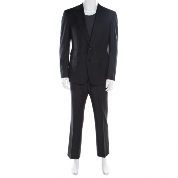 Pre Owned Tom Ford Grey Wool Tailored Suit L