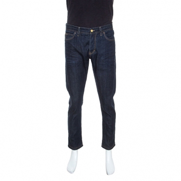 Pre Owned Tom Ford Blue Dark Wash Denim TF005 Jeans XXL