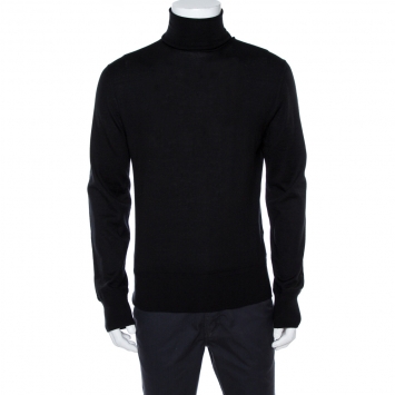Pre Owned Tom Ford Black Cashmere Turtle Neck Sweater XXL