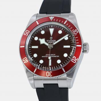 Pre Owned Tudor Black Bay M7939A1A0RU-0003 Automatic Red Stainless Steel Men's Wristwatch 39 mm