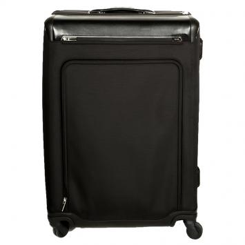Pre Owned Tumi Black Nylon Expandable Aden Fortnight Trip 31 Luggage