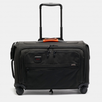 Pre Owned TUMI Black Nylon 4 Wheeled Alpha 3 Garment Bag