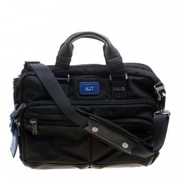 Pre Owned TUMI Black Nylon Alpha Bravo Laptop Bag
