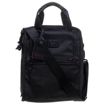 Pre Owned TUMI Black Nylon Alpha II Tote
