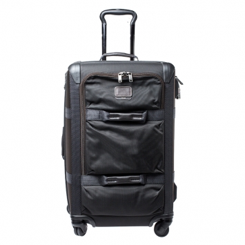 Pre Owned TUMI Black/Brown Nylon 4 Wheel Henderson Short Trip Expandable Luggage