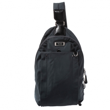 Pre Owned TUMI Grey Nylon Voyageur Brive Sling Backpack
