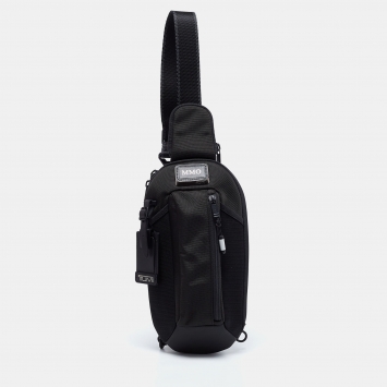 Pre Owned TUMI Black Nylon and Leather Alpha Bravo Esports Pro Sling Bag 
