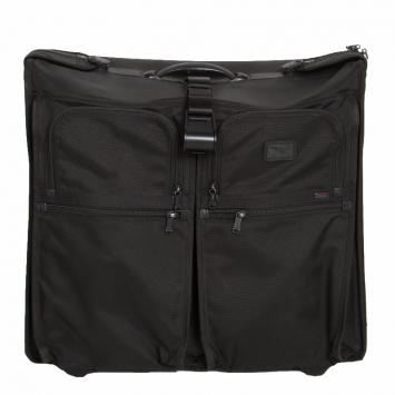 Pre Owned Tumi Black Nylon Carry On Garment Rolling Suitcase 55cm