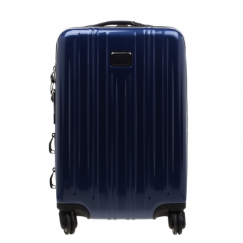 Pre Owned TUMI Blue/Black Plastic Rollenkoffer International Trolley