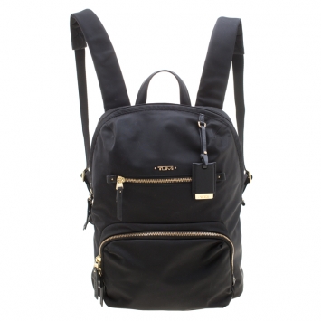 Pre Owned Tumi Black Nylon Hartford Backpack