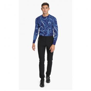 Pre Owned Versace Black Zip Pocket Pants 3XL (56)