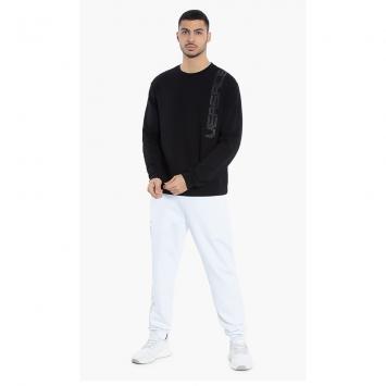 Pre Owned Versace Black Logo Cotton Sweatshirt XL