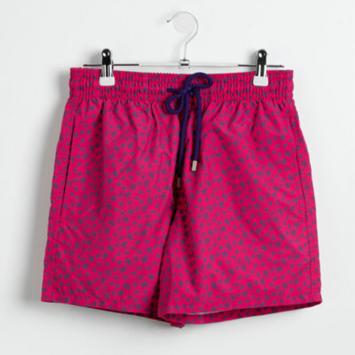 Pre Owned Vilebrequin Red Turtle Print Swim Trunks L (Available for UAE Customers Only)
