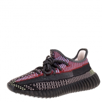Pre Owned Yeezy x Adidas Multicolor Cotton Knit Boost 350 Yecheil Sneakers Size 36