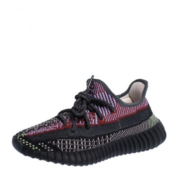 Pre Owned Yeezy x Adidas Multicolor Yecheil Cotton Knit Boost 350 V2 Sneakers Size 36