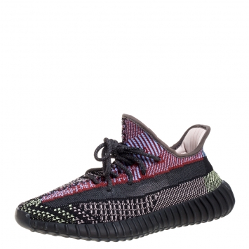 Pre Owned Yeezy x Adidas Multicolor Yecheil Cotton Knit Boost 350 V2 Sneakers Size 42