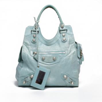 Pre Owned Balenciaga Giant 21 Silver Velo 