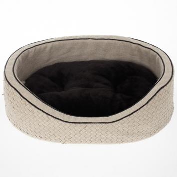Pre Owned Bottega Veneta Intrecciato Linen Dog Bed 