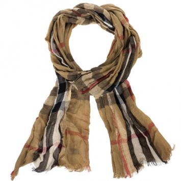 Pre Owned Burberry Novacheck Scarf