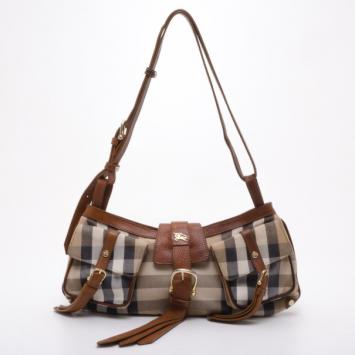 Pre Owned Burberry Prorsum House Check Shoulder bag