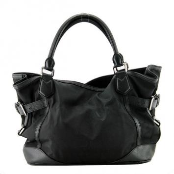 Pre Owned Burberry Montclare Black Tote