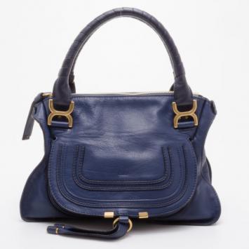 Pre Owned Chloe Marcie Bag in Royal Blue 