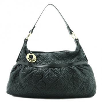 Pre Owned Fendi Satin Chef Tote Bag 