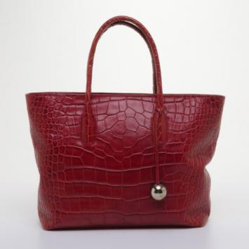 Pre Owned Furla Everyone Shopper Tote in Red