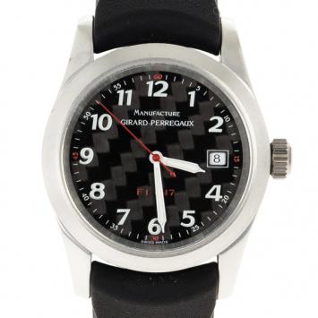 Pre Owned Girard Perregaux F1047 Aluminum Mens Wristwatch 42 MM