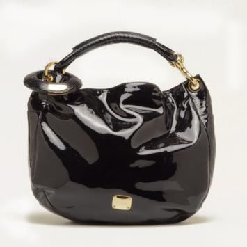 Pre Owned Jimmy Choo Sky Medium Patent Leather Hobo