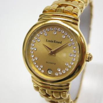 Pre Owned Louis Erard Wristwatch GP Gold Ladies 