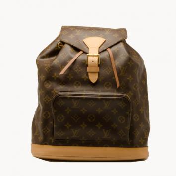 Pre Owned Louis Vuitton Monogram Montsouris GM Backpack