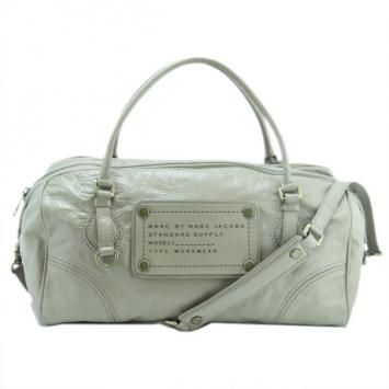 Pre Owned MARC by Marc Jacobs 'Shifty Large' Patent Utility Satchel