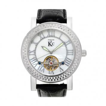 Pre Owned Techno Com Automatic Movement Diamond Mens Wristwatch