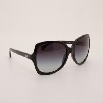 Pre Owned D&amp;G Black Oversized Sunglasses 3036