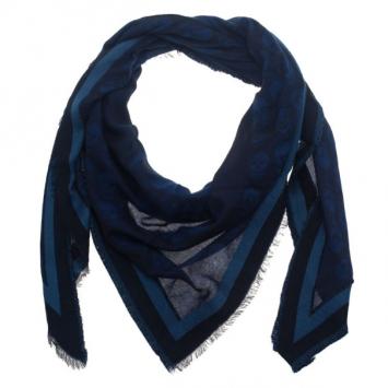 Pre Owned Alexander McQueen Unisex Modal Cashmere Skull Kefia