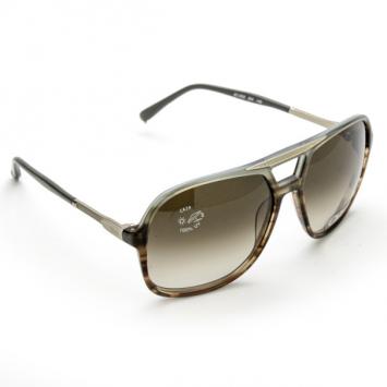 Pre Owned Chloe Grey Aviator Style Unisex Sunglasses