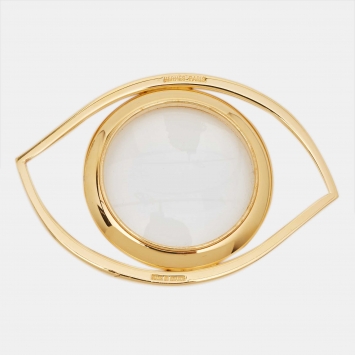 Pre Owned Hermes Oeil Gold Tone Magnifying Glass