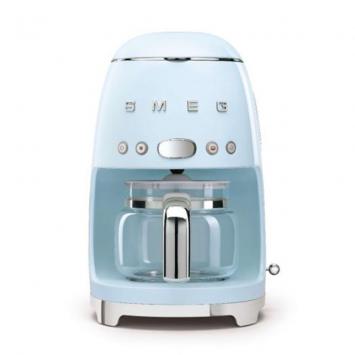 Pre Owned Smeg 50'S Retro Style Aesthetic Drip Filter Coffee Machine, Pastel Blue (Available for UAE Customers Only)