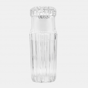 Pre Owned Tiffany & co. Atlas Bedside Crystal Carafe Decanter 2 Piece Set