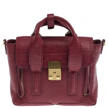 Pre Owned 3.1 Phillip Lim Red Leather Mini Pashli Satchel
