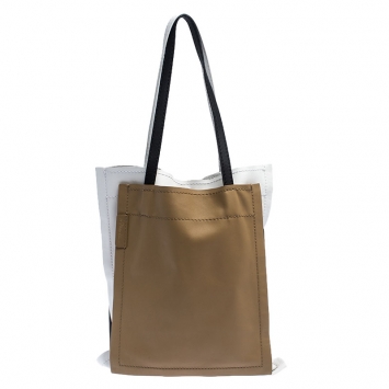 Pre Owned 3.1 Philip Lim Tricolor Leather Slim Accordion Tote