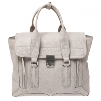 Pre Owned 3.1 Phillip Lim Antique Beige Leather Medium Pashli Satchel