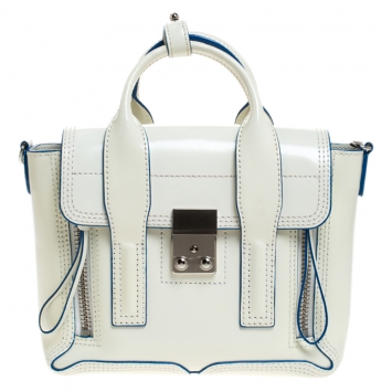 Pre Owned 3.1 Phillip Lim White Leather Mini Pashli Satchel