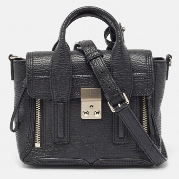 Pre Owned 3.1 Phillip Lim Black Leather Mini Pashli Satchel