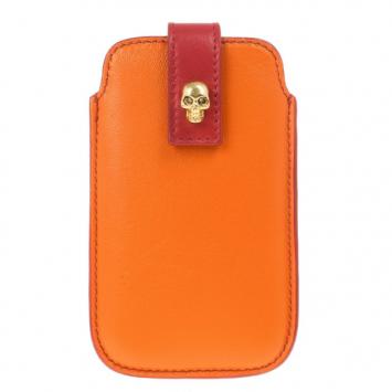 Pre Owned Alexander McQueen Two Tone Skull Embellished iPhone 5/5s Cover